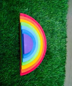 7 Piece Rainbow Stacker Semicircles