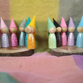 Sparkling Peg Dolls