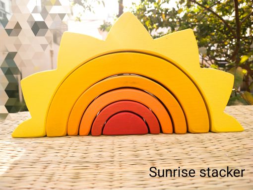 wooden sun stacker