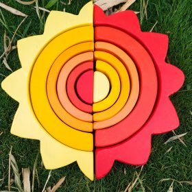 Endow Toys, Sun Stacker, Open Ended Play, Handmade Toys, Wooden Toys