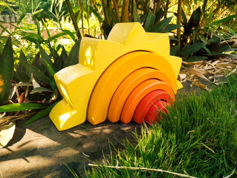wooden sun stacker