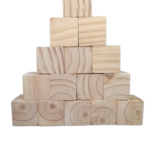 Defective Plain Wooden Cubes